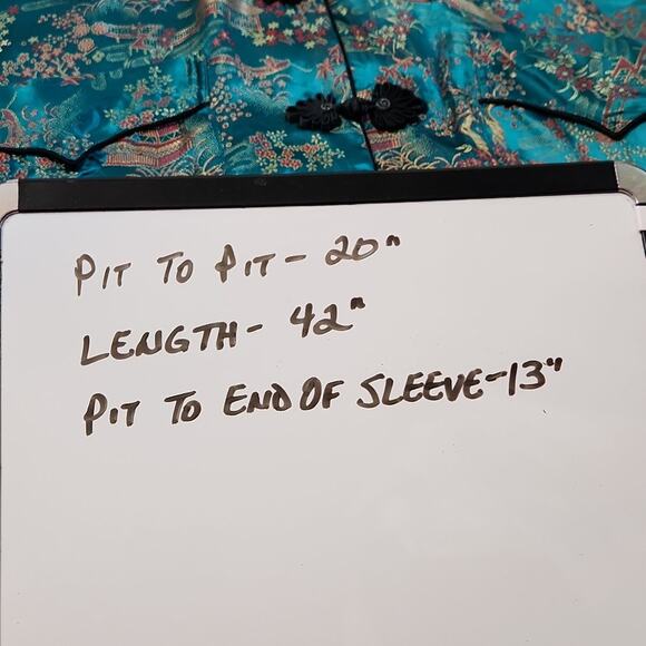 Vintage Peony Brand Shanghai China Robe Coat Size Med Satin Pankou Knot Button - Picture 11 of 11